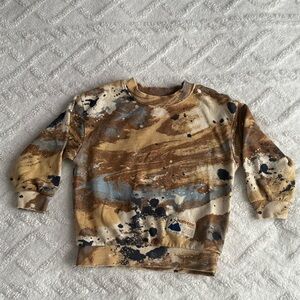 H&M Kids Sweatshirt – Size 12M – Neutral Green – Cozy Everyday Pullover